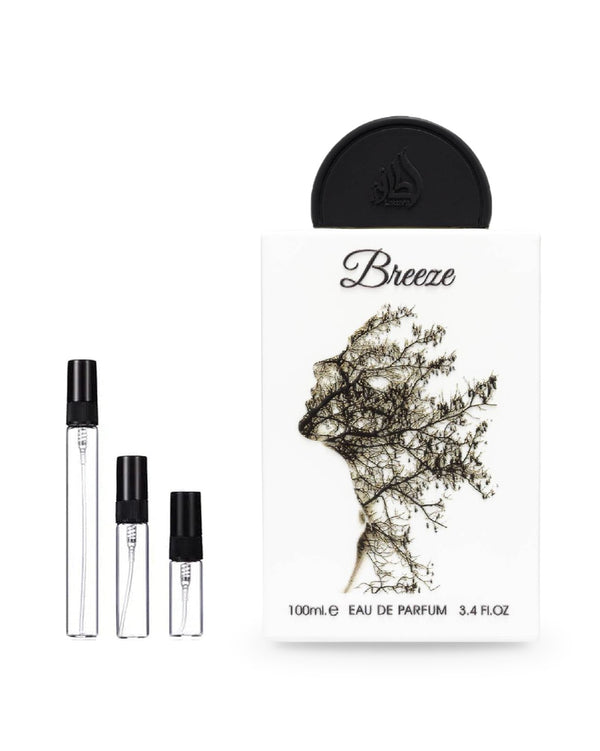 Lattafa Breeze sample – decant in glazen sprayflesje (2, 5 of 10 ml)