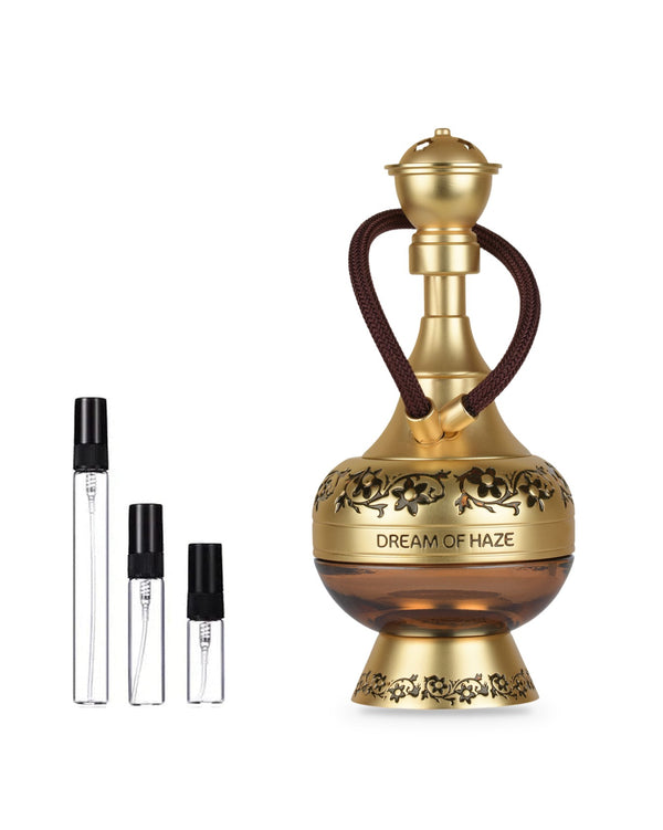 Lattafa Dream Of Haze sample – decant in glazen sprayflesje (2, 5 of 10 ml)