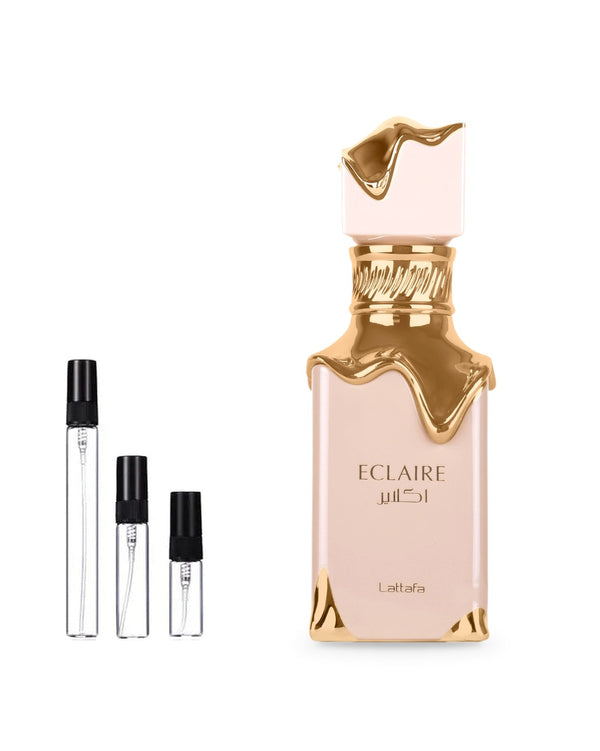 Lattafa Eclaire sample – decant in glazen sprayflesje (2, 5 of 10 ml)