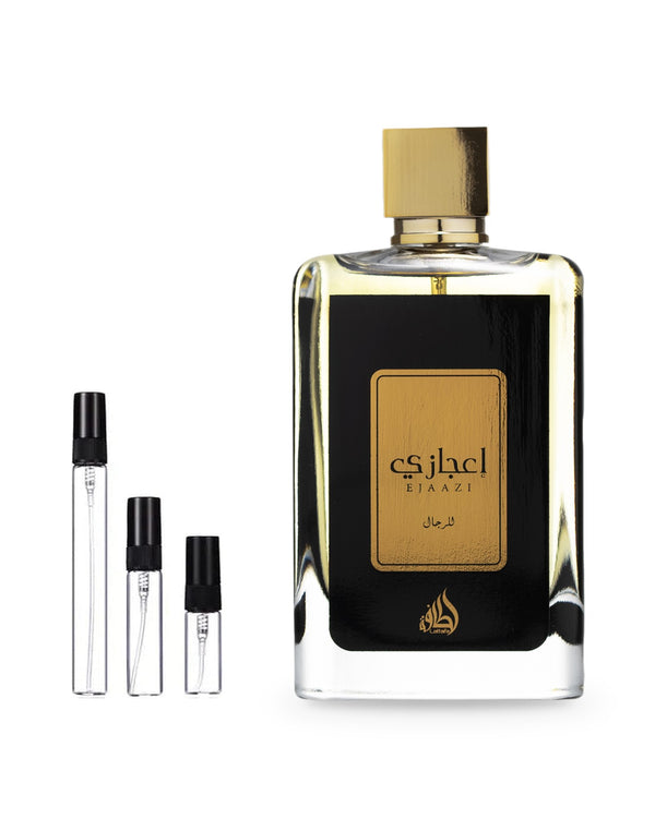 Lattafa Ejaazi sample – decant in glazen sprayflesje (2, 5 of 10 ml)