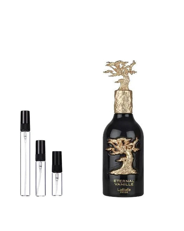 Lattafa Eternal Vanille sample – decant in glazen sprayflesje (2, 5 of 10 ml)