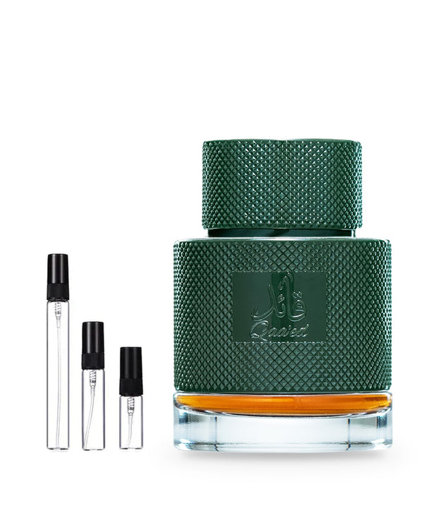 Lattafa Qaa'ed Al Shabaab sample – decant in glazen sprayflesje (2, 5 of 10 ml)