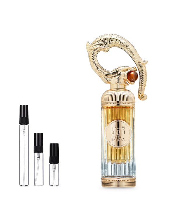 Lattafa Sehr sample – decant in glazen sprayflesje (2, 5 of 10 ml)