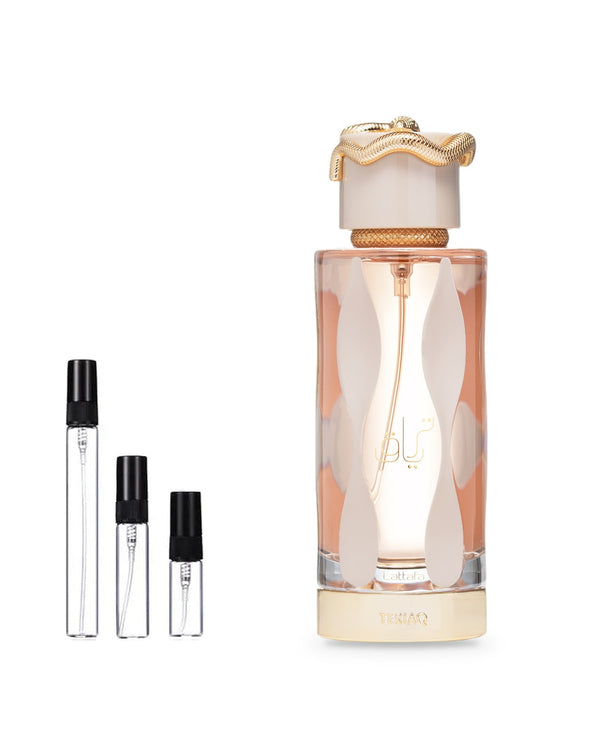 Lattafa Teriaq sample – decant in glazen sprayflesje (2, 5 of 10 ml)