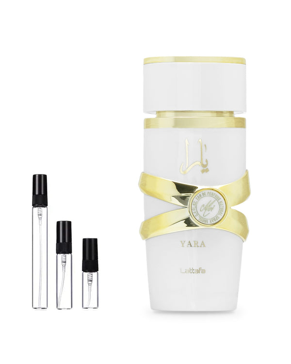 Lattafa Yara Moi sample – decant in glazen sprayflesje (2, 5 of 10 ml)