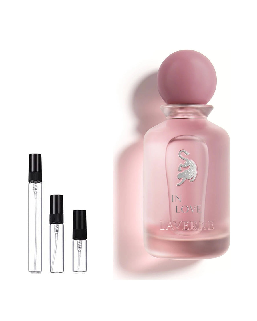 Laverne In Love sample – decant in glazen sprayflesje (2, 5 of 10 ml)