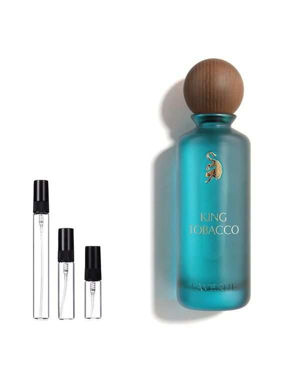 Laverne King Tobacco sample – decant in glazen sprayflesje (2, 5 of 10 ml)