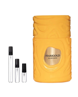 Le Bonheur Marigold sample – decant in glazen sprayflesje (2, 5 of 10 ml)