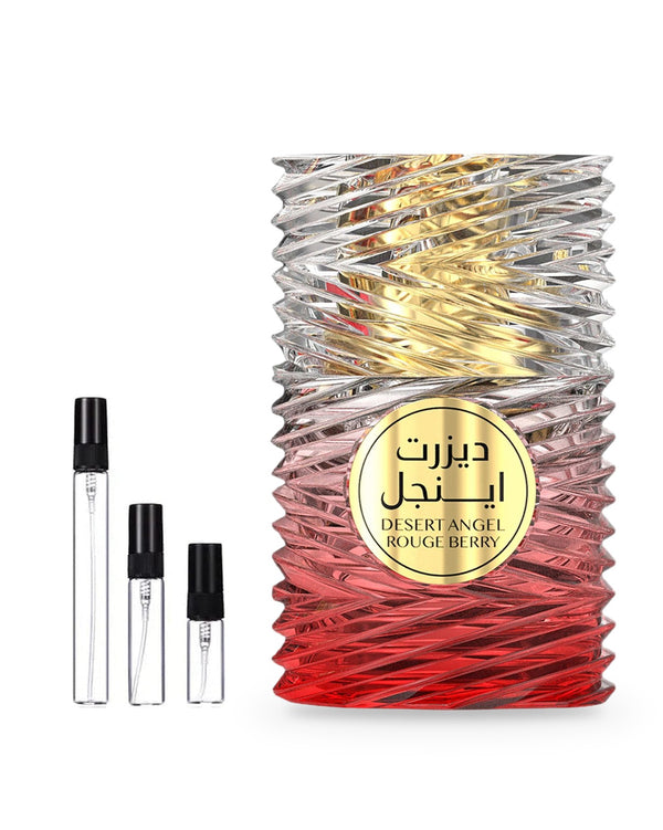 Le Chameau Desert Angel Rouge Berry sample – decant in glazen sprayflesje (2, 5 of 10 ml)