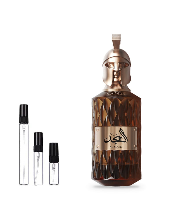 Le Falcone Al Majd Sand sample – decant in glazen sprayflesje (2, 5 of 10 ml)