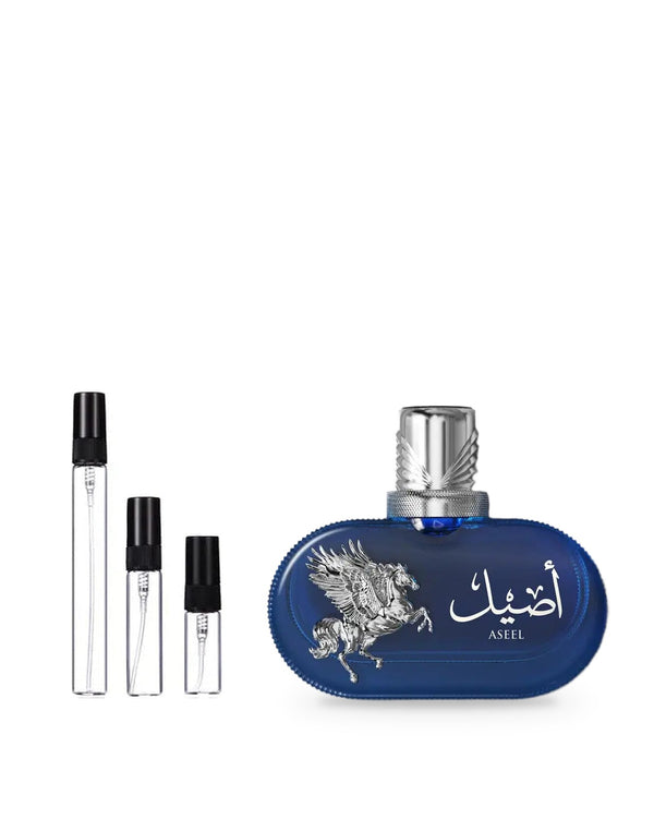 Le Falcone Aseel sample – decant in glazen sprayflesje (2, 5 of 10 ml)