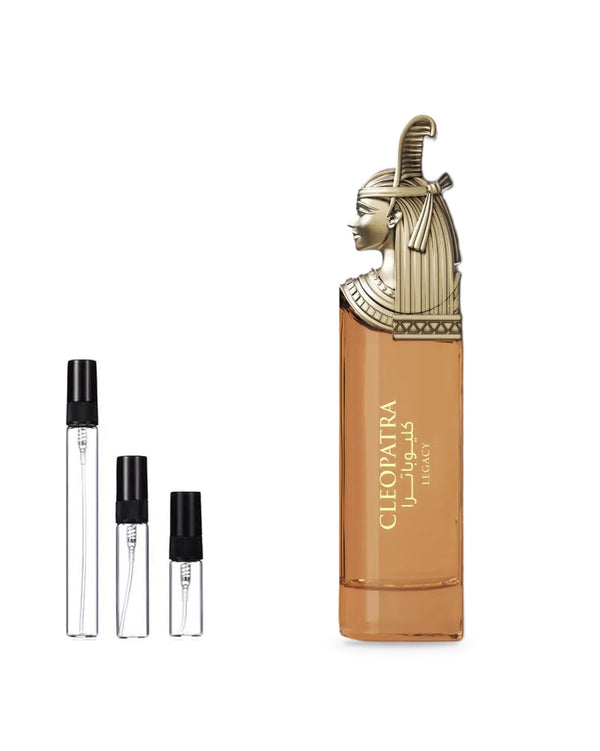 Le Falcone Cleopatra Legacy sample – decant in glazen sprayflesje (2, 5 of 10 ml)