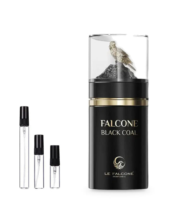 Le Falcone Falcone Black Coal sample – decant in glazen sprayflesje (2, 5 of 10 ml)