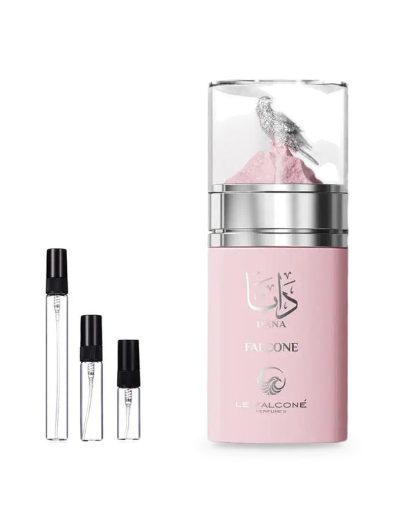 Le Falcone Falcone Dana sample – decant in glazen sprayflesje (2, 5 of 10 ml)