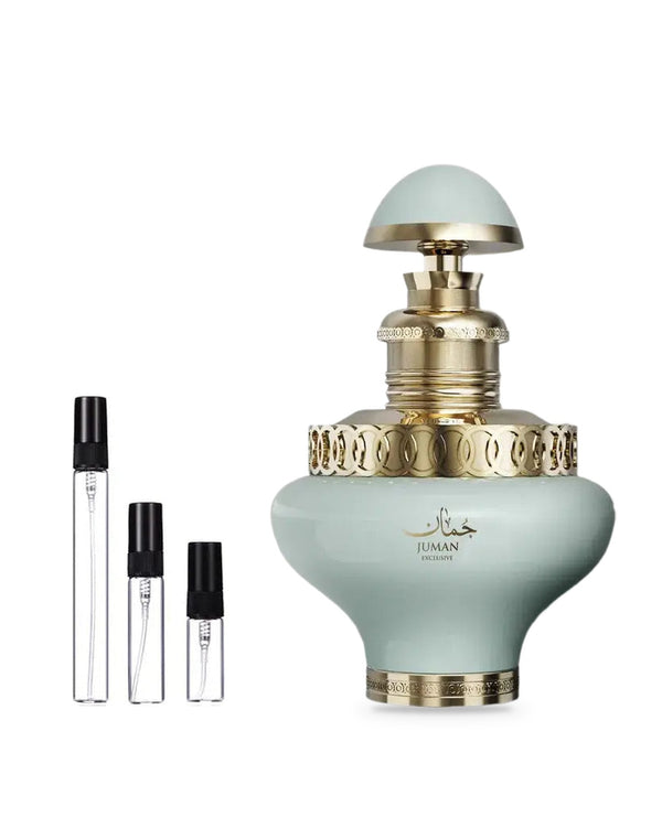 Le Falcone Juman Exclusive sample – decant in glazen sprayflesje (2, 5 of 10 ml)