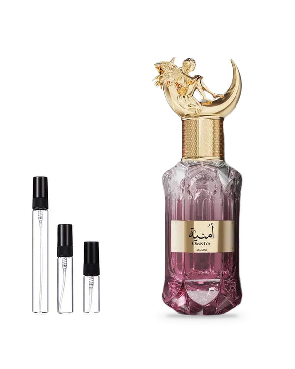 Le Falcone Omniya Imagine sample – decant in glazen sprayflesje (2, 5 of 10 ml)