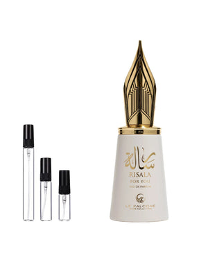 Le Falcone Risala For You sample – decant in glazen sprayflesje (2, 5 of 10 ml)