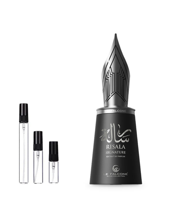 Le Falcone Risala Signature sample – decant in glazen sprayflesje (2, 5 of 10 ml)