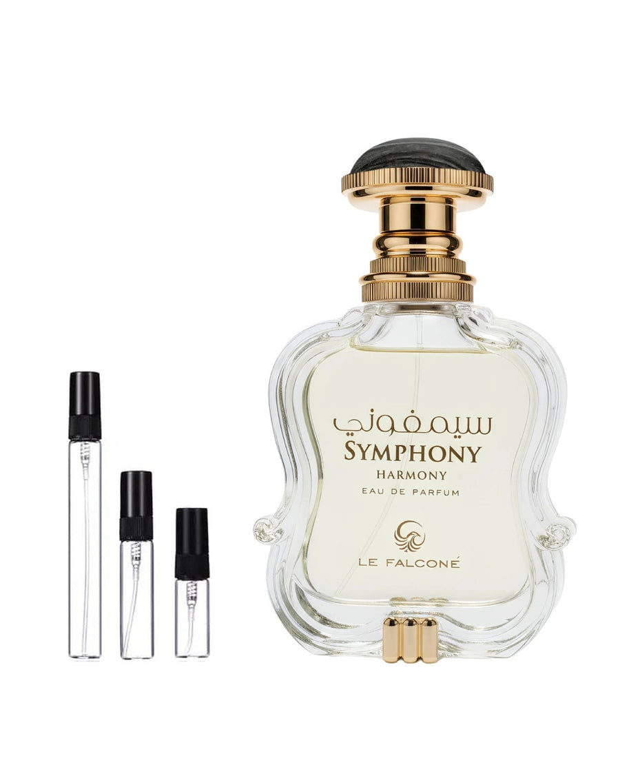 Le Falcone Symphony Harmony sample – decant in glazen sprayflesje (2, 5 of 10 ml)