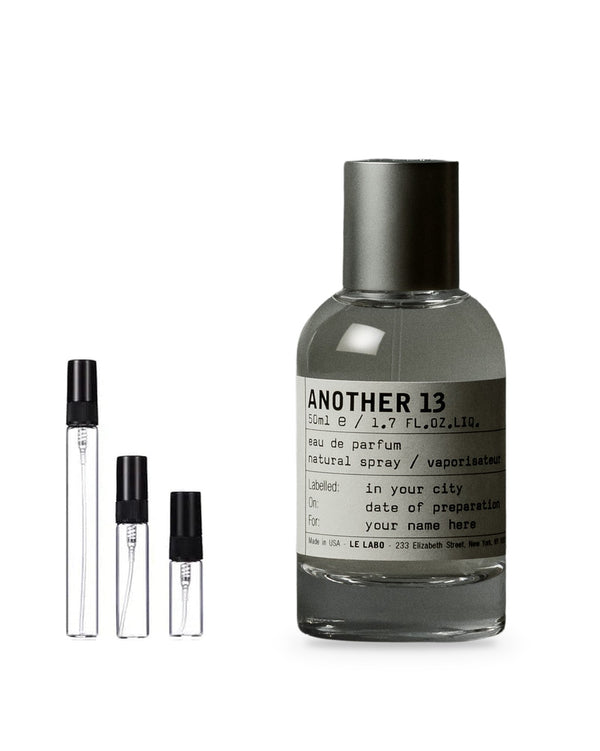 Le Labo Another 13 sample – decant in glazen sprayflesje (2, 5 of 10 ml)
