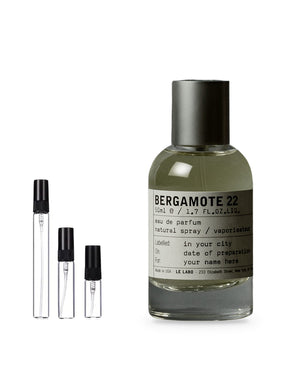 Le Labo Bergamote 22 sample – decant in glazen sprayflesje (2, 5 of 10 ml)