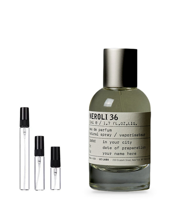 Le Labo Neroli 36 sample – decant in glazen sprayflesje (2, 5 of 10 ml)