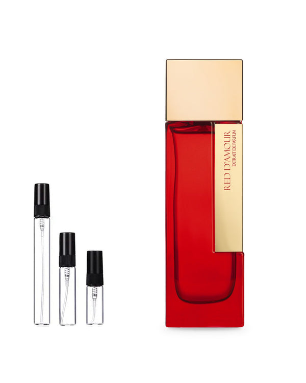 LM Parfums Red d'Amour sample – decant in glazen sprayflesje (2, 5 of 10 ml)