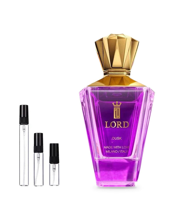 Lord Milano Dusk sample – decant in glazen sprayflesje (2, 5 of 10 ml)
