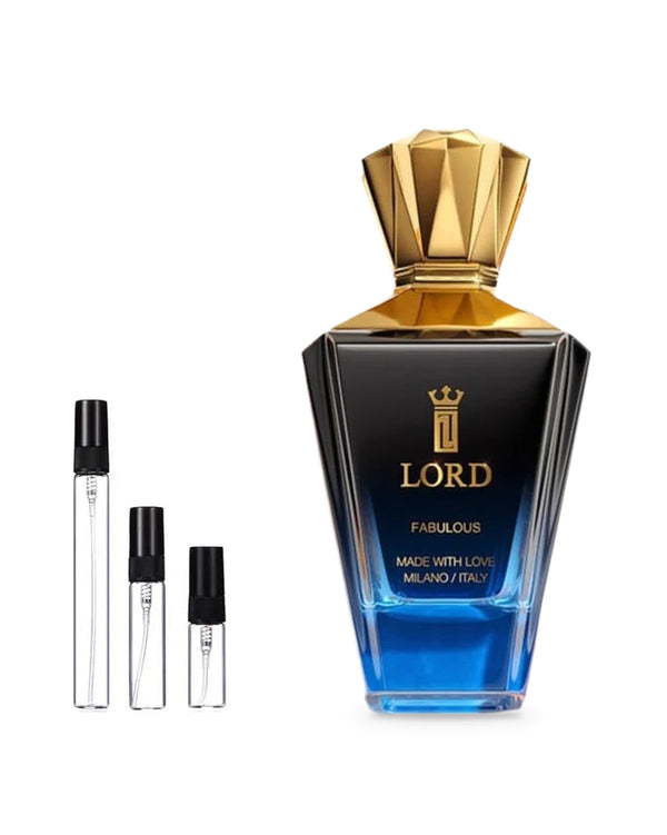 Lord Milano Fabulous sample – decant in glazen sprayflesje (2, 5 of 10 ml)
