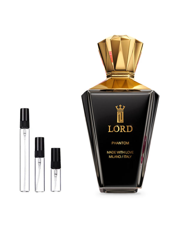 Lord Milano Phantom sample – decant in glazen sprayflesje (2, 5 of 10 ml)