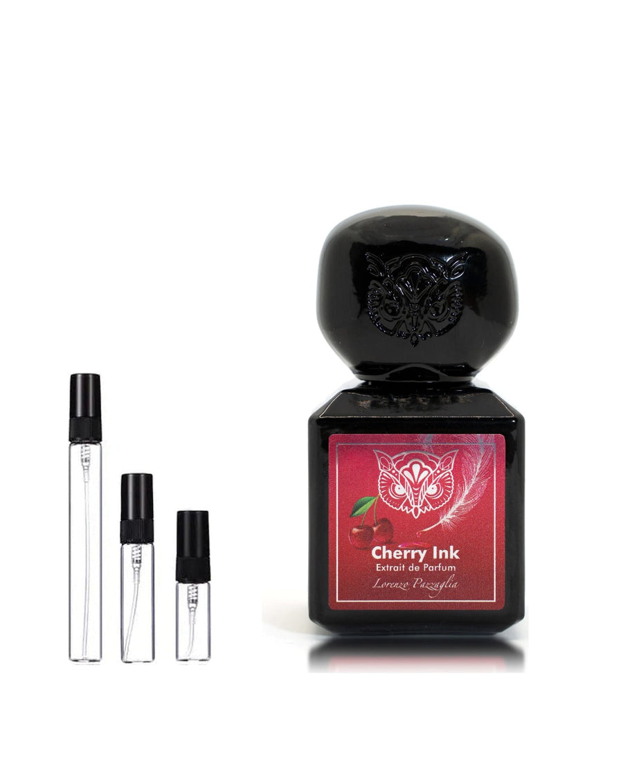 Lorenzo Pazzaglia Cherry Ink sample – decant in glazen sprayflesje (2, 5 of 10 ml)