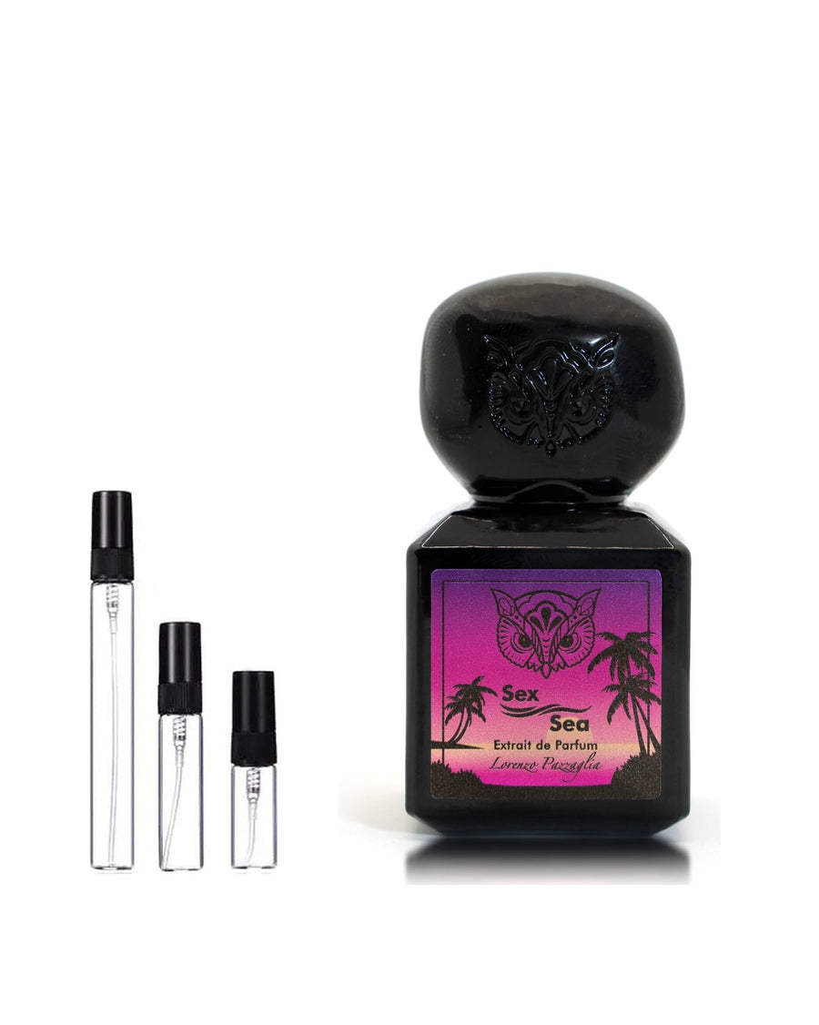 Lorenzo Pazzaglia Sex-Sea sample – decant in glazen sprayflesje (2, 5 of 10 ml)