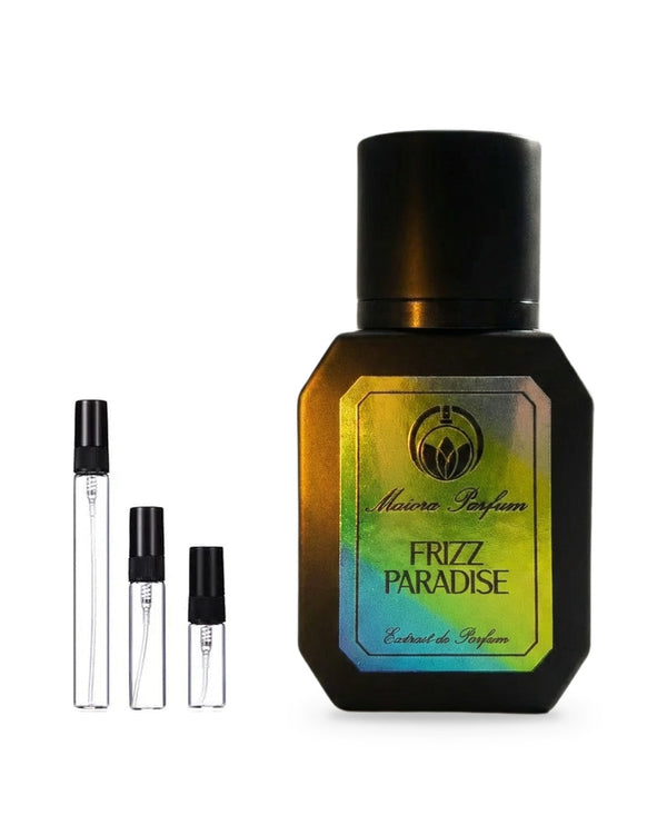 Maiora Parfum Frizz Paradise sample – decant in glazen sprayflesje (2, 5 of 10 ml)