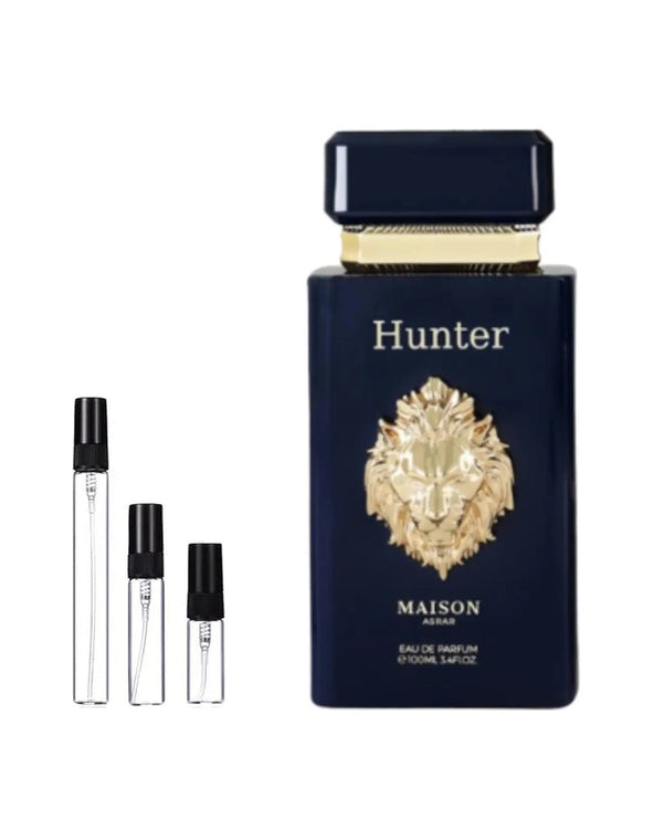 Maison Asrar Hunter sample – decant in glazen sprayflesje (2, 5 of 10 ml)