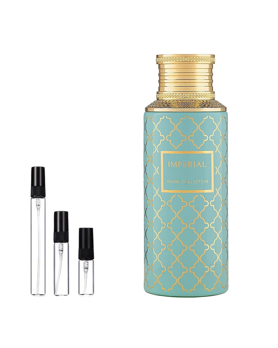 Maison Asrar Imperial sample – decant in glazen sprayflesje (2, 5 of 10 ml)