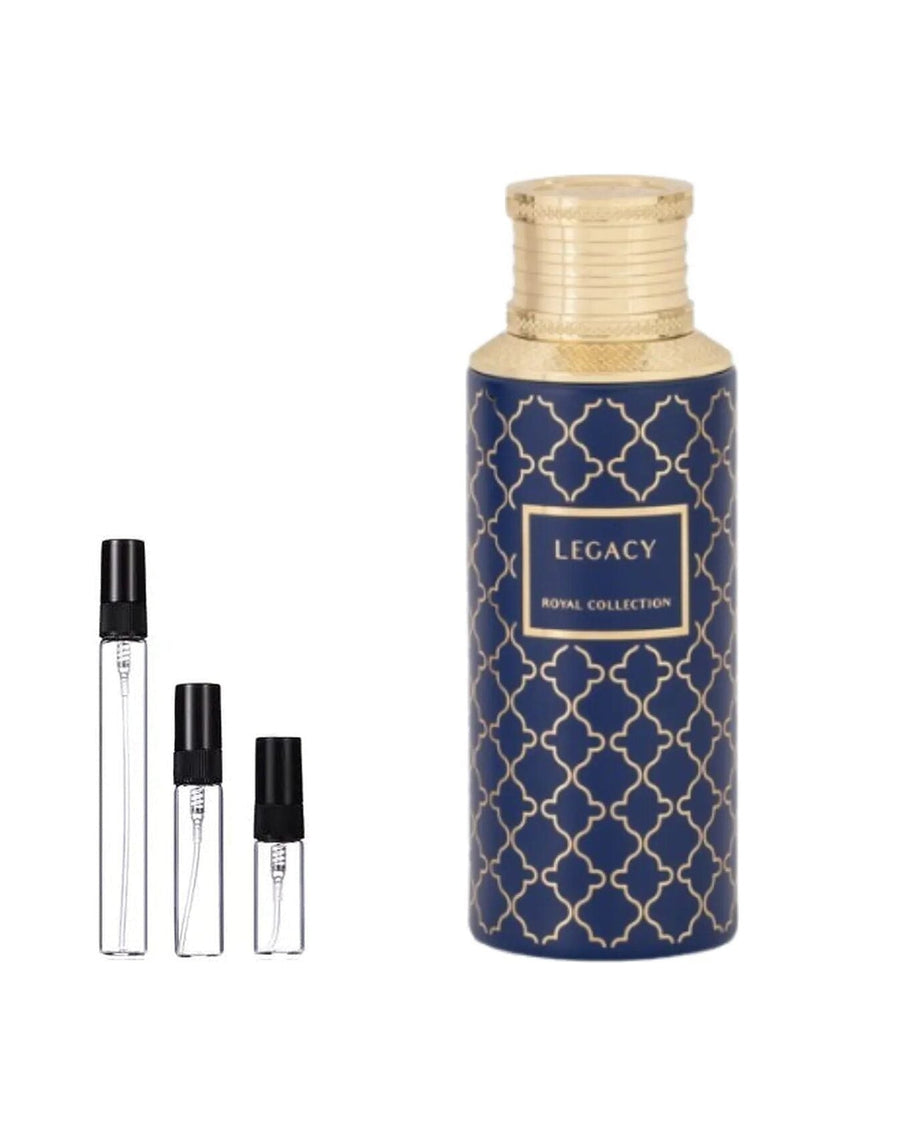 Maison Asrar Legacy sample – decant in glazen sprayflesje (2, 5 of 10 ml)