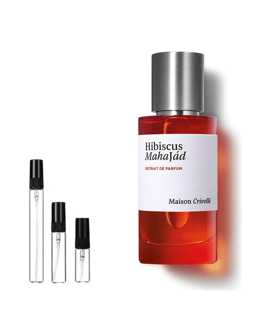 Maison Crivelli Hibiscus Mahajád sample – decant in glazen sprayflesje (2, 5 of 10 ml)