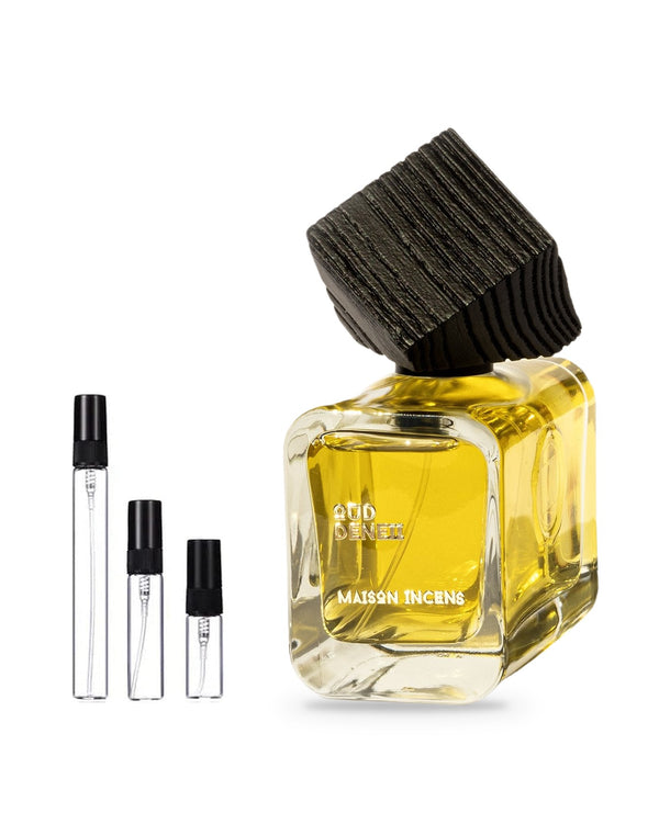 Maison Incens Oud Deneii sample – decant in glazen sprayflesje (2, 5 of 10 ml)