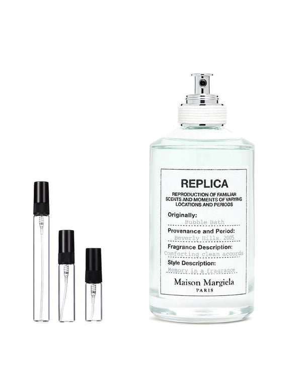 Maison Margiela Replica Bubble Bath Eau de Toilette Sample – 2, 5 of 10 ml decant in glazen sprayflesje