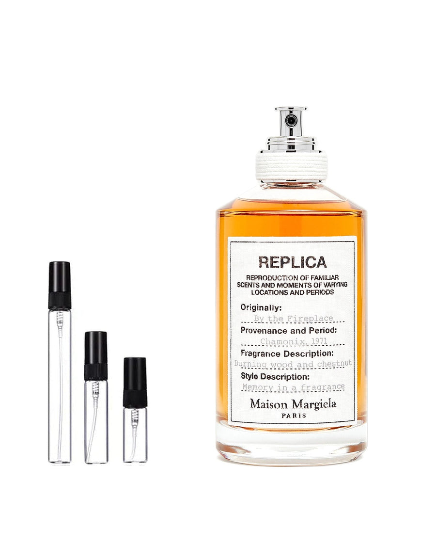 Maison Margiela Replica By the Fireplace sample – decant in glazen sprayflesje (2, 5 of 10 ml)