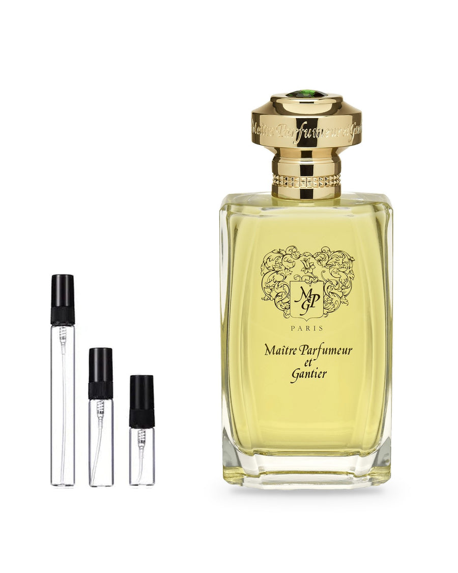 Maitre Parfumeur et Gantier Grain de Plaisir sample – decant in glazen sprayflesje (2, 5 of 10 ml)