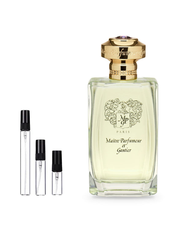 Maitre Parfumeur et Gantier Vocalise sample – decant in glazen sprayflesje (2, 5 of 10 ml)