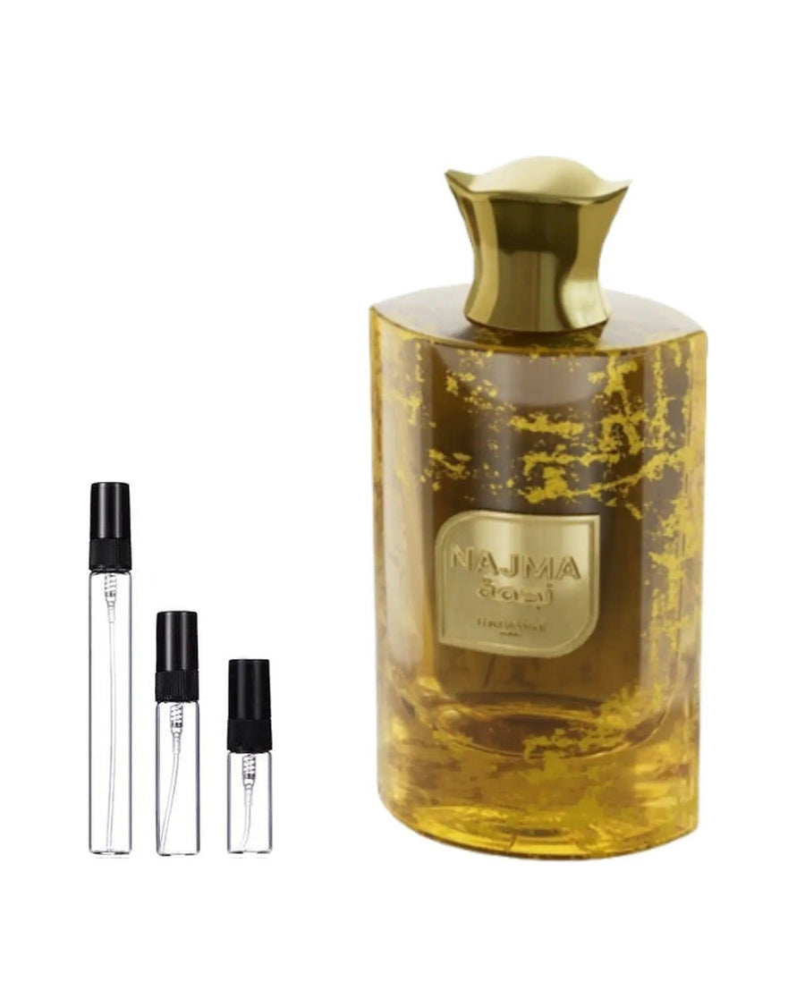 Mawwal Najma sample – decant in glazen sprayflesje (2, 5 of 10 ml)