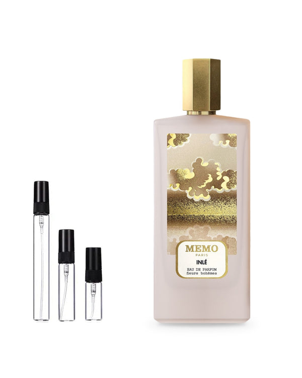 Memo Inlé sample – decant in glazen sprayflesje (2, 5 of 10 ml)
