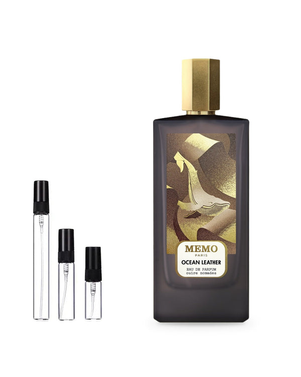 Memo Memo Ocean Leather sample – decant in glazen sprayflesje (2, 5 of 10 ml)