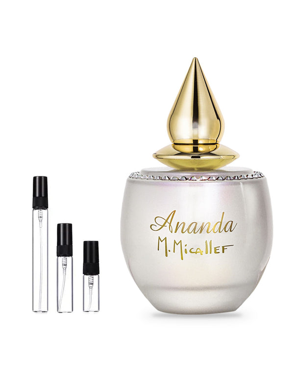 M. Micallef Ananda sample – decant in glazen sprayflesje (2, 5 of 10 ml)