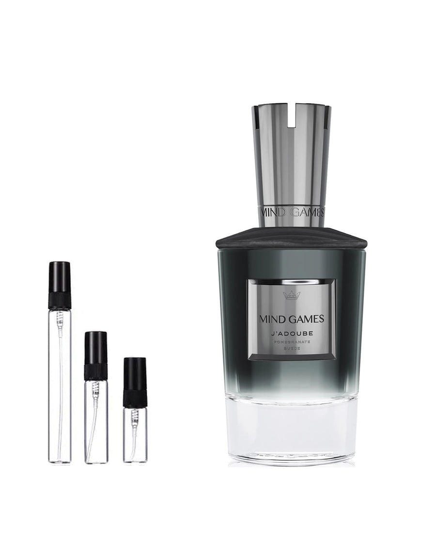 Mind Games J'Adoube sample – decant in glazen sprayflesje (2, 5 of 10 ml)