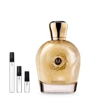 Moresque Perpetual sample – decant in glazen sprayflesje (2, 5 of 10 ml)