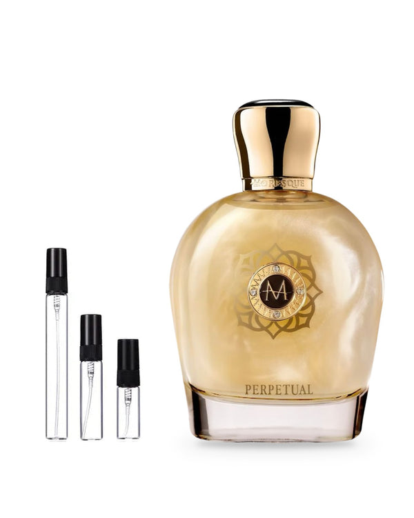 Moresque Perpetual sample – decant in glazen sprayflesje (2, 5 of 10 ml)