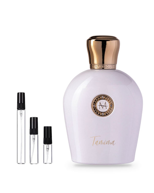 Moresque Tamima sample – decant in glazen sprayflesje (2, 5 of 10 ml)